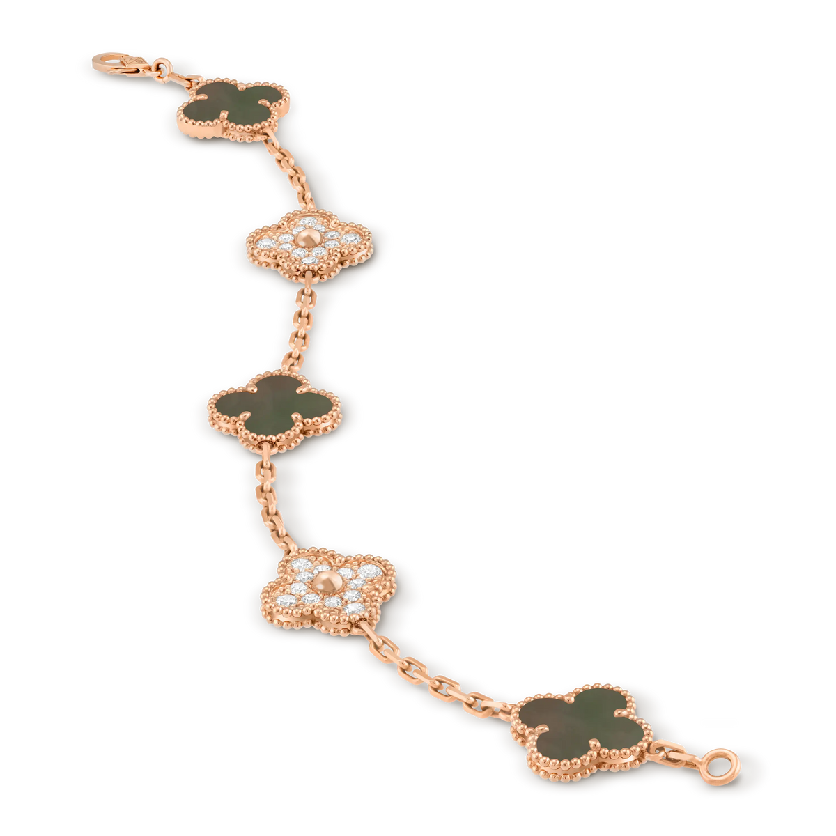 Van Cleef & Arpels Vintage Alhambra Five-Flower Bracelet