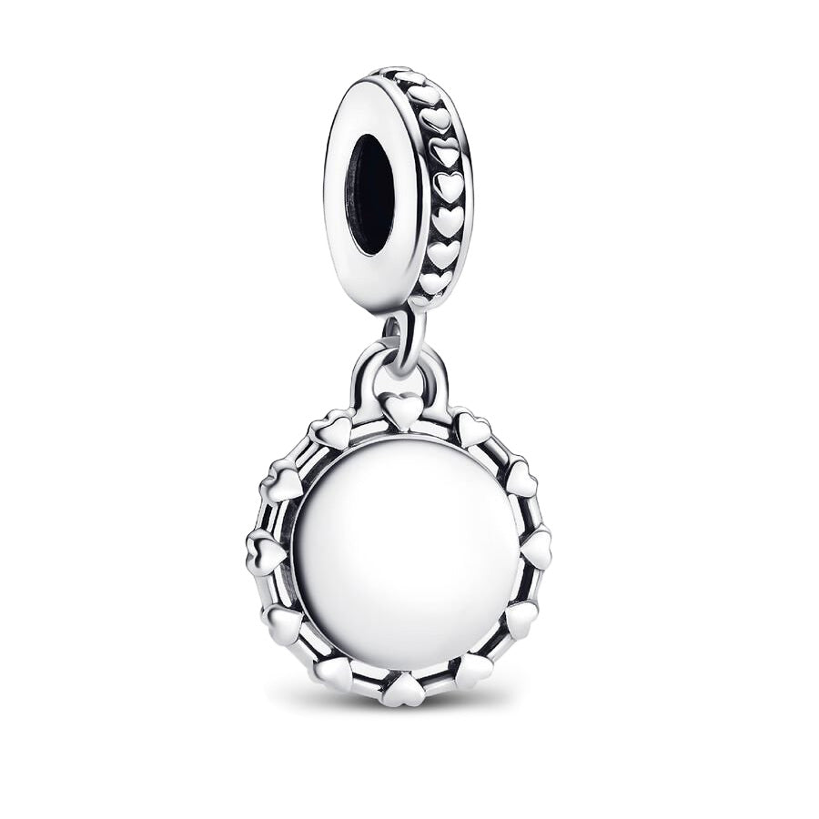 Pandora Engravable Silver Dangle Charm
